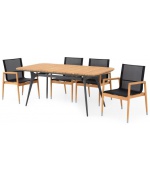 Set mobilier MENORCA terasa/gradina, 4 scaune si masa