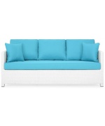 Set mobilier SAFIRA gradina/terasa, 2 fotolii, canapea, masuta cafea, taburet si masuta colt