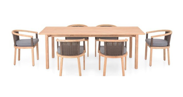 Set mobilier SALSA terasa/gradina, 6 scaune si masa Seturi Grădină 2