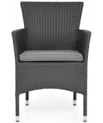 Set mobilier ENCORE terasa/gradina, 6 scaune si masa dreptunghiulara mare