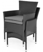 Set mobilier ENCORE terasa/gradina, 6 scaune si masa dreptunghiulara mare