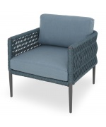 Set mobilier CLUB terasa/gradina, 2 fotolii, canapea si masuta