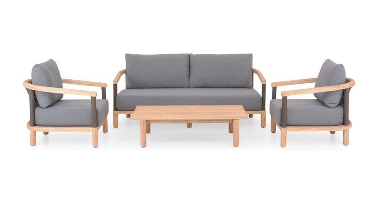 Set mobilier SALSA terasa/gradina, 2 fotolii, canapea si masuta Seturi Grădină 2